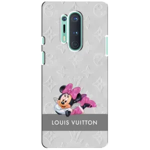 Чехол Disney Mouse OnePlus 8 Pro (PREMIUMPrint) (Мики Маус ЛВ)