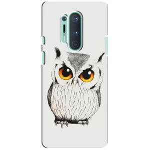 Чохол з пташками на OnePlus 8 Pro (VPrint) (Мила Сова)
