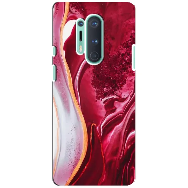 Чехол с принтом «Мрамор красный» для OnePlus 8 Pro