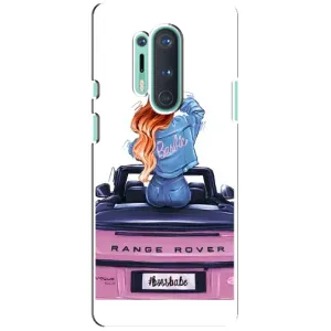 Чехол с печатью для OnePlus 8 Pro - (Мода) (AlphaPrint) (На машине)