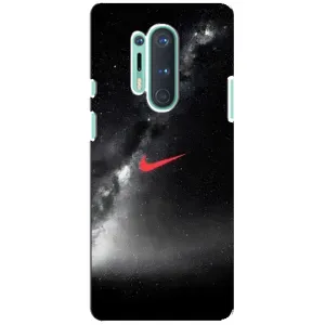 Чехол для OnePlus 8 Pro - с принтом Найк (AlphaPrint) (Найк красный)