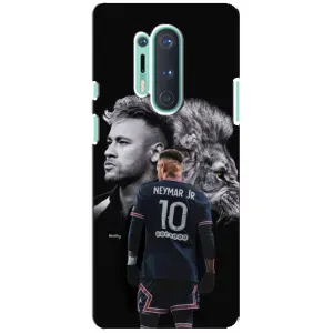 Чехол Неймар для OnePlus 8 Pro (AlphaPrint) (Неймар Лев)