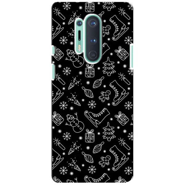 Чехол с принтом «Новогодний фон» для OnePlus 8 Pro Чехол с принтом «Новогодний фон» для OnePlus 8 Pro