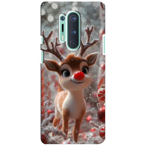 Чохол з принтом «Олень з носом» для OnePlus 8 Pro Чохол з принтом «Олень з носом» для OnePlus 8 Pro