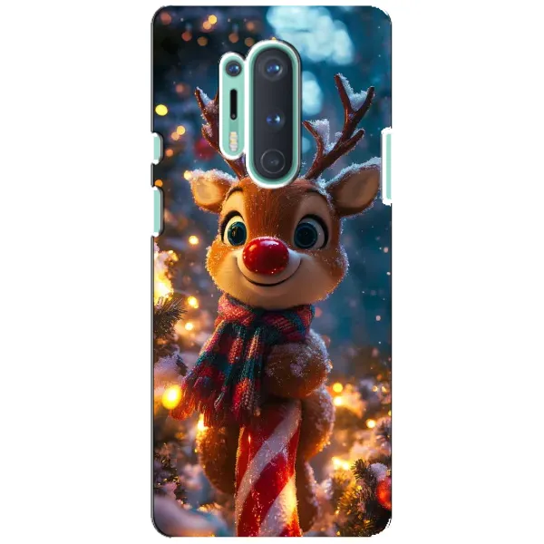 Чохол з принтом «Олень з шарфом» для OnePlus 8 Pro Чохол з принтом «Олень з шарфом» для OnePlus 8 Pro