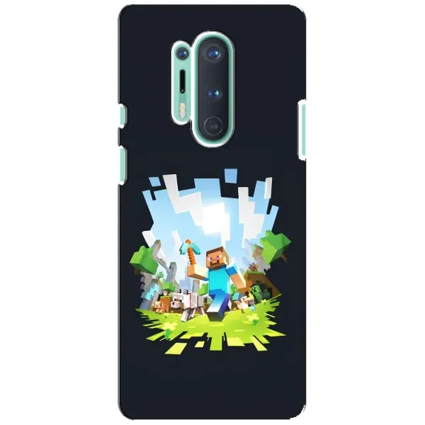 Чехол с принтом «персонажи Minecraft» для OnePlus 8 Pro