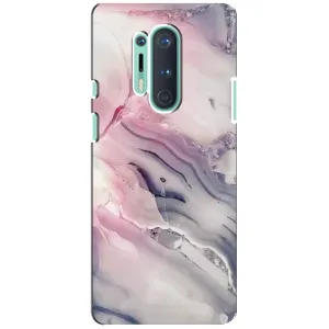 Мраморний чехол на OnePlus 8 Pro (VPrint) (Пурпурний Мрамор)