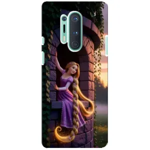 Чехол Рапунцель для OnePlus 8 Pro (Рапунцель на башне)