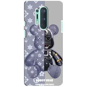 Крутые Чехлы Луи Виттон для OnePlus 8 Pro (AlphaPrint) (Робот Мишка)