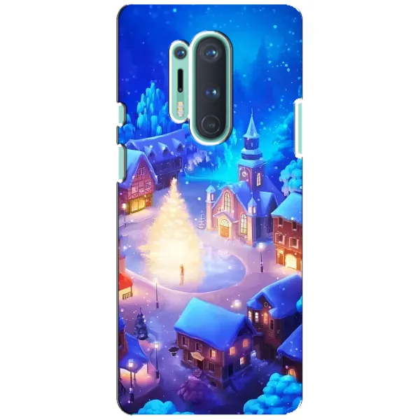 Чехол с принтом «Рождественский город» для OnePlus 8 Pro Чехол с принтом «Рождественский город» для OnePlus 8 Pro