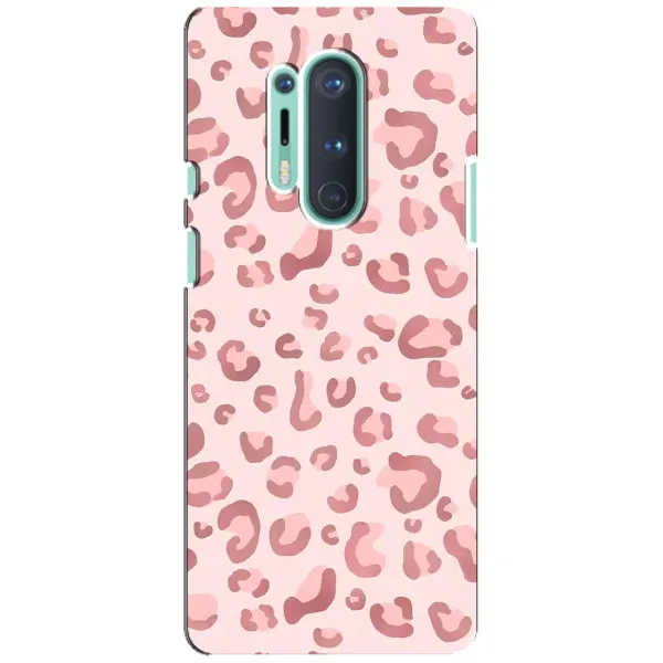 Чехол с принтом «Розовый леопард» для OnePlus 8 Pro