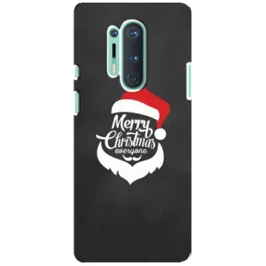 Рождественские Чехлы для OnePlus 8 Pro (VPrint) (Санта Крисмас)