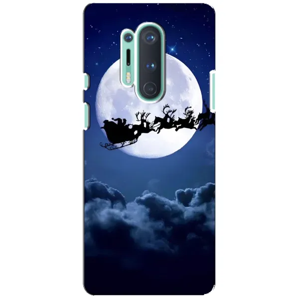 Чехол с принтом «Санта - луна» для OnePlus 8 Pro