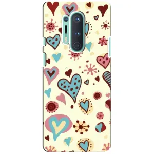 Чехлы для любимой на OnePlus 8 Pro (VPrint) (Сердечки)