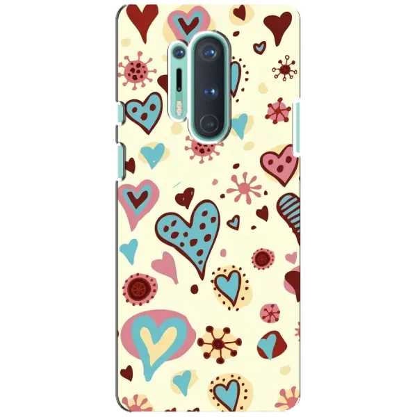 Чохол з принтом «Сердечки» для OnePlus 8 Pro Чохол з принтом «Сердечки» для OnePlus 8 Pro
