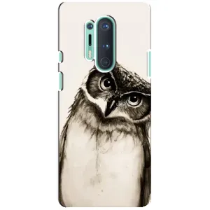 Чохол з пташками на OnePlus 8 Pro (VPrint) (Сова)