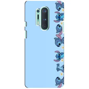 Чехол с принтом Стич на OnePlus 8 Pro (Стич фон)