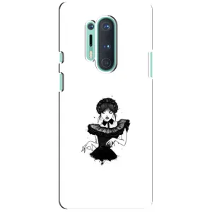 Чехлы Венсдей на OnePlus 8 Pro Уэнсдей (AlphaPrint) (танец Уэнздей)