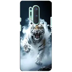 Чехол с принтом «Белый тигр в дыму» для OnePlus 8 Pro