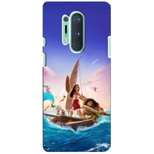 Чехол с мультфильмом Моана OnePlus 8 Pro (Команда Ваяна Мауи)
