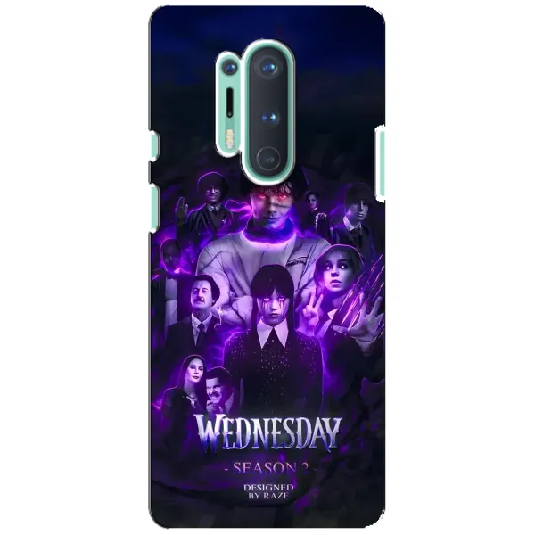 Чехол с принтом «Фиолетовая магия Уэнздей» для OnePlus 8 Pro Чехол с принтом «Фиолетовая магия Уэнздей» для OnePlus 8 Pro