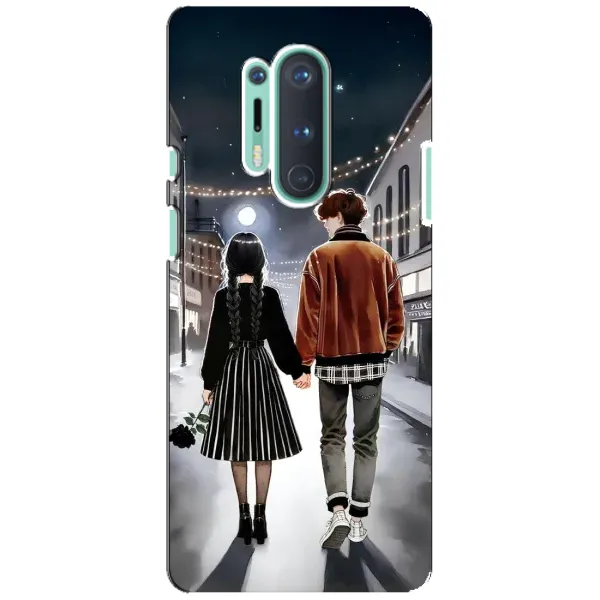 Чехол с принтом «Уэнздей и Тайлер» для OnePlus 8 Pro Чехол с принтом «Уэнздей и Тайлер» для OnePlus 8 Pro
