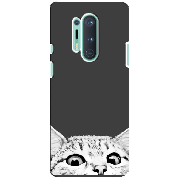 Чохол з принтом «Виглядає котик» для OnePlus 8 Pro