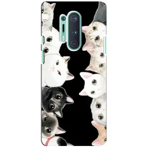 Чохол на OnePlus 8 Pro з Котиками (VPrint) (Погляд котиків)
