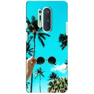 Силиконовый чехол с КАРТИНКАМИ лето для OnePlus 8 Pro (AlphaPrint) (Взгляд лето)