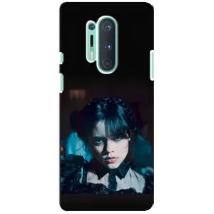 Чехлы Венсдей на OnePlus 8 Pro Уэнсдей (AlphaPrint) (взгляд Уэнздей)
