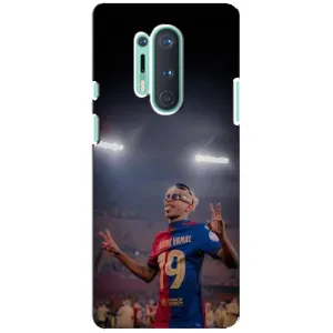 Чехол с футболистом Ламин Ямаль OnePlus 8 Pro (Ямаль на стадионе)