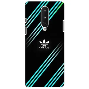Чохли Адидас для OnePlus 8 (AlphaPrint) (Адідас з полосами)
