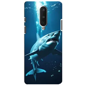 Чохол з картинкою 'Хижаки' для OnePlus 8 (Акула під водою)