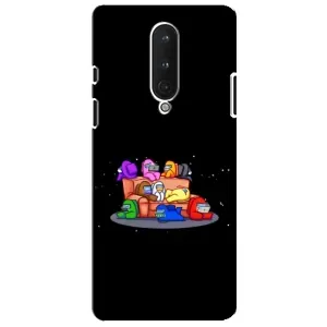 Чехол Амонг Ас для OnePlus 8 (AlphaPrint) (Амонг-ас)