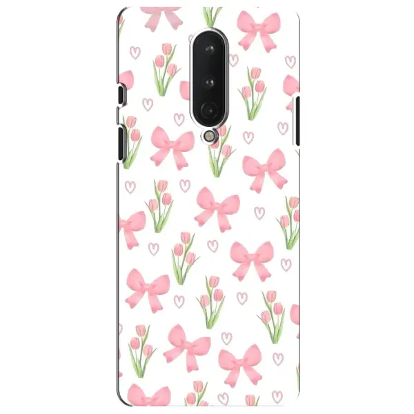 Чехол с принтом «Банты и цветы» для OnePlus 8