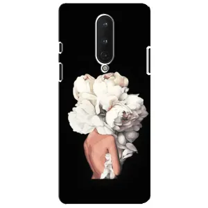 Чехлы (ART) Цветы на OnePlus 8 (VPrint) (Білі квіти)