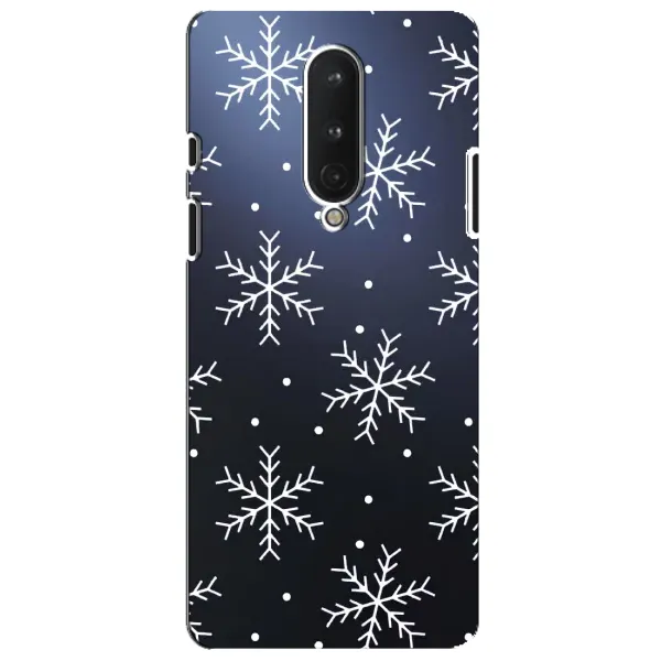 Чохол з принтом «Білі сніжинки» для OnePlus 8