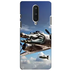 Чехол с мемом Тралалело тралала на OnePlus 8 (Бомбардиро крокодило)