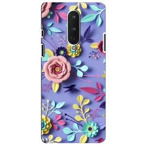 Чохли з квітами для OnePlus 8 (VPrint) (Дизайн квітів)