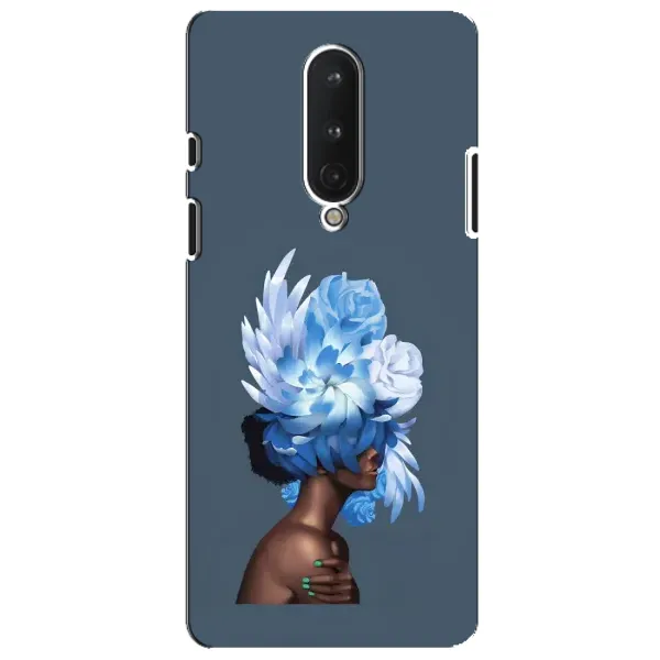 Чохол з принтом «Квіти на голові» для OnePlus 8