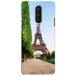 Чехол Эйфелева Башня для OnePlus 8 - (AlphaPrint) (Дорога в Париж)
