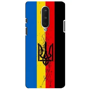 Украинские Чехлы для OnePlus 8 с картинкой УПА (AlphaPrint) (Прапор УПА)