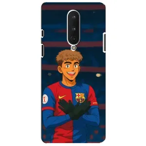 Чехол с футболистом Ламин Ямаль OnePlus 8 (Футболист Ямаль)