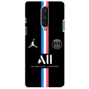 Чохли PSG для OnePlus 8 (AlphaPrint) (футболка ПСЖ)