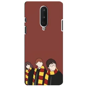 Чохли з Гаррі Поттером для OnePlus 8 (AlphaPrint) (Гарі з друзями)