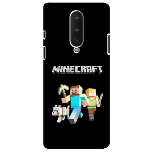 Чохол Майнкрафт на OnePlus 8 (AlphaPrint) Minecraft (герої Minecraft)