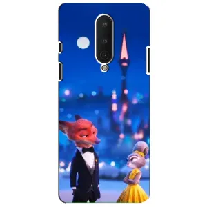 Чехол Зоотрополіс на OnePlus 8 (Романтический вечер Зверополис)