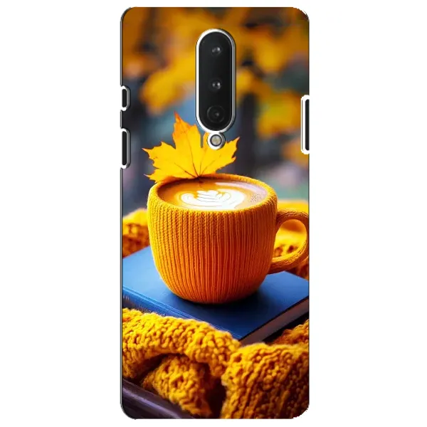Чехол с принтом «Кофе на желтом пледе» для OnePlus 8