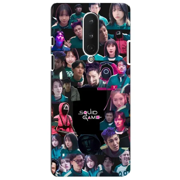 Чехол с принтом «Коллаж Игра кальмара» для OnePlus 8