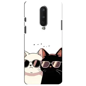 Чохол з малюнком кіт на OnePlus 8 (Коти в окулярах)